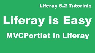 Liferay Tutorial 06  MVC Portlet in Liferay [upl. by Heidi]