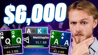 1050 MAIN EVENT DAY 2  DOUBLE FINAL TABLE  Matt Staples Poker Highlights [upl. by Alick]