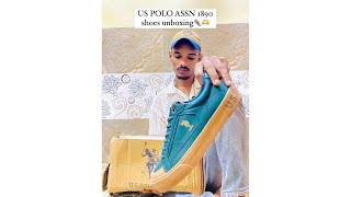 US POLO ASSN 1890 shOEs UNboxING 👟🫶 youtubeshorts [upl. by Ahcmis]