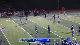 Willingboro at Paul VI  Football [upl. by Sikorski]