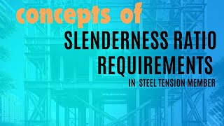 Slenderness ratio requirements max slenderness ratio  slenderness ratio formula in steel [upl. by Eiruam383]