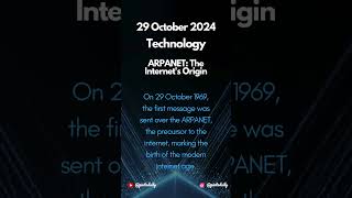 ARPANET  The Internets Origin on 29 Oct 🌐TechHistory TechEvolution thisdaythatyear [upl. by Ferdinand]