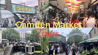 🇬🇧 Camden Market London Walking Tour 4K [upl. by Roobbie]