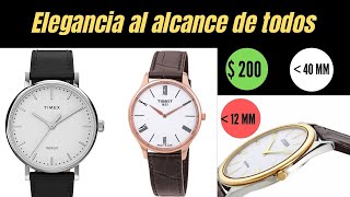 7 alternativas ECONÓMICAS para tu reloj FORMAL por menos de 200 dólares TISSOT TIMEX CASIO etc [upl. by Kinzer]