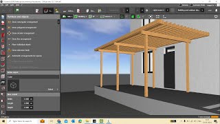 How to Construct a Pergola in Dialux Evo  StepbyStep Tutorial [upl. by Nylatsyrc]