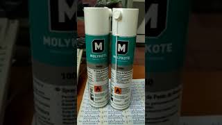 Molykote 1000 thread paste spray 400mlmolycote anti seize drat ulir [upl. by Eelymmij]