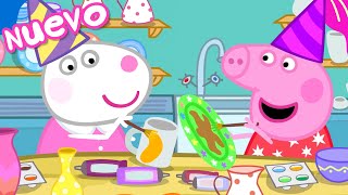 Los Cuentos de Peppa la Cerdita  Fiesta de Pintura en Cerámica  NUEVOS Episodios de Peppa Pig [upl. by Vudimir348]