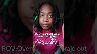 locs hairstyles retwist dreads braidout braidstyles locjourney [upl. by Iorgo]