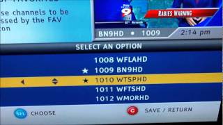 How to Setup favorite channels on Cable Box [upl. by Nyre511]