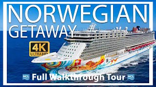 Norwegian Getaway  Full Walkthrough Ship Tour  Take an Exclusive Peek Inside  Crisp HD 4k 2024 [upl. by Acir]