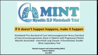 The MINT Clinical Trial for Myositis Patients with Interstitial Lung Disease ILD [upl. by Lorrimor375]