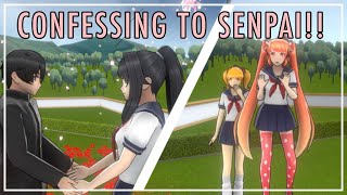 🌸CONFESSING TO SENPAI AND MAKING OSANA UCD€  Yandere Simulator concept 🌸 [upl. by Alik]