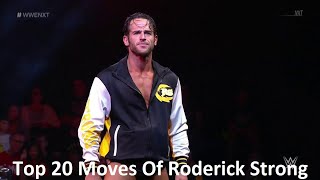 Top 20 Moves Of Roderick Strong [upl. by Nolham]