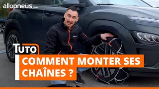 Tutoriel  Comment mettre des chaines neige facilement [upl. by Effie645]