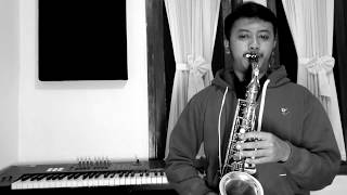 ANJI  MENUNGGU KAMU OST Jelita Sejuba Saxophone Cover by Fahmi Luqman [upl. by Ahl]