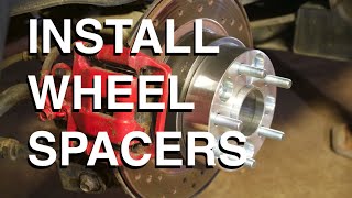 How to PROPERLY Install Wheel Spacers [upl. by Yrtnahc]