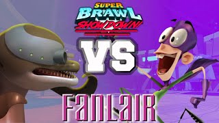 Dr Blowhole vs Fanboy II  Super Brawl Showdown v030b Full Match Gameplay [upl. by Echo]