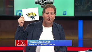 Peter Schrager reveals his 2024 playoff teams in AFC and NFC  GMFB [upl. by Neelya591]