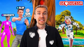 Das YOUTUBER GeoGuessr Battle in Fortnite Chapter 2 🏆 [upl. by Neenej]