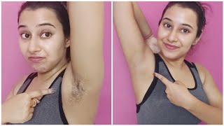 How to clean underarms  How to remove hairs from underarms at home  Underarms hair removal [upl. by Jarred]