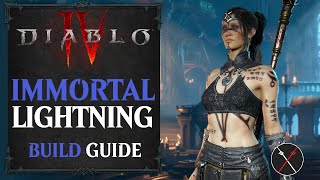 Diablo 4 Sorceress Build  How to Build an Immortal Lightning [upl. by Notyep202]