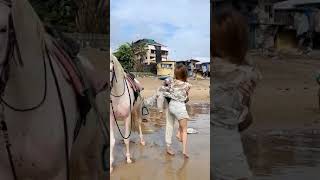 Horse riding 🐎 👌 song newvideostutas trendingshorts sameerabbasi love modelsameerabbasi [upl. by Liban309]