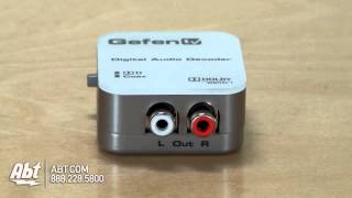 GefenTV Digital Audio Decoder GTVDD2AA Overview [upl. by Gebelein138]