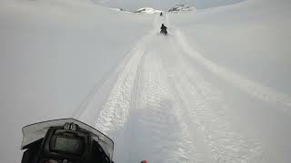 Skidoo trip 2023 day 1 western brook gorge Newfoundland [upl. by Nautna351]