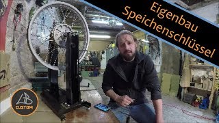 Speichenschlüssel selber bauen ║ Räder Einspeichen ║ LB Custom ║ Build spokes key yourself [upl. by Llevad]