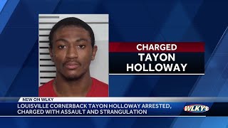 UofL football player arrested on assault strangulation charges [upl. by Ragland228]