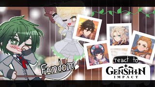 Gacha ClubFandomreact to Genshin Impact characterPart Ilink in des [upl. by Castle]