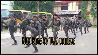 NCC parade vs police parade [upl. by Rasaec]