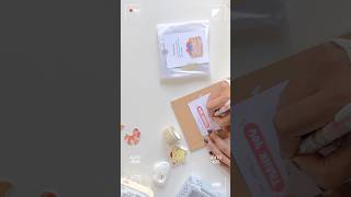 Polaroid packing☁️🥞 aesthetic aestheticartandcrafts craft aestheticgifts kawaiigifts shorts [upl. by Herrle]