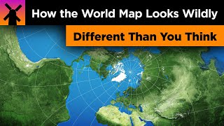 How the World Map Looks Wildly Different Than You Think [upl. by Mickie278]