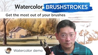 Watercolor Brushstrokes Guide  get the most out of your brushes [upl. by Malan273]