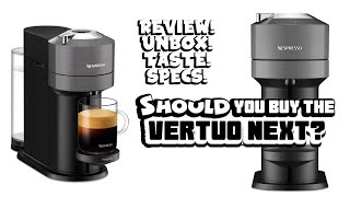 Nespresso Vertuo Next Review Unboxed Tested  Aeroccino 4 Milk Frother [upl. by Gnouhp661]