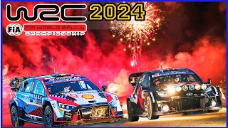 Final day  Best stunts Crashes WRC MonteCarlo Rally 2024 [upl. by Yatnwahs572]