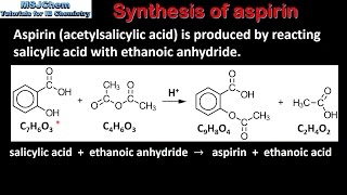 D2 Synthesis of aspirin SL [upl. by Ailices]