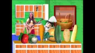 Spanish for Kids  The Vegetables  Los Vegetales [upl. by Ahsinaw]