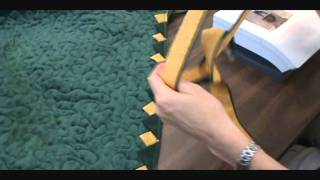 Binding a Quilt with Ruffles or Prairie Pointswmv [upl. by Paola]