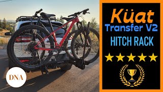 Our BEST Bike Hitch Rack  2022 Kuat Transfer V2  Assembly Installation amp Review [upl. by Anagrom526]