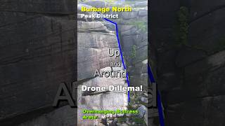 Overhanging Buttress Arete Drone Dilemma Shorts [upl. by Ayikaz]