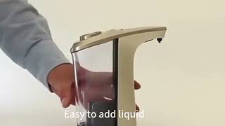 7677C Automatic Liquid Soap Dispenser Touchless Battery Operated Hand Soap Dispenser [upl. by Stone]