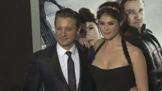 Jeremy Renner and Gemma Arterton on the red carpet for Hansel and Gretel Witch Hunters [upl. by Anitserp453]