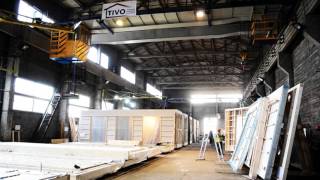 TIVO Timber Frame Modular Houses Factory [upl. by Hildie]