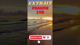 PSAUME DU JOUR  Extrait PSAUME 149 [upl. by Nirda]