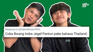 INDRA JEGEL DIBIKIN NGAKAK JIRAYUT  Teman Nonton Film Bertanya Jirayut dan Indra Jegel Menjawab [upl. by Henriques]