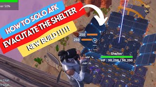 How to Solo AFK Evacuate The shelter PL160 Fortnite STW  PATCHED [upl. by Etnor]