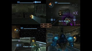 Metroid Prime 2 Echoes Gamecube 4 player VS mode All Stages 60fps [upl. by Yeltihw]