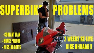 beech raste mei SUPERBIKE hui khraab  MV Agusta problems [upl. by Lucine965]